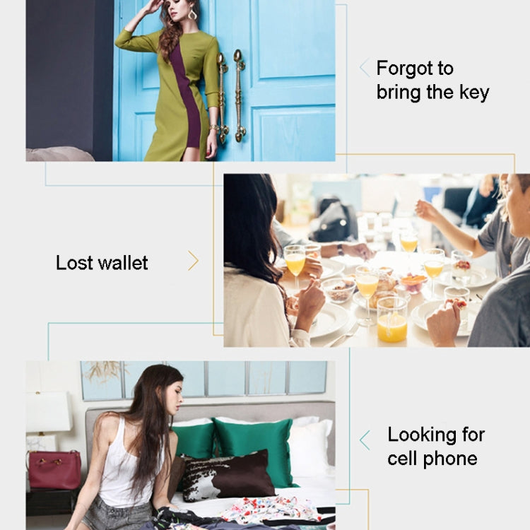 2 PCS Round Bluetooth Anti-Lost Device Mobile Phone Key Two-Way Object Finding Alarm 2 PCS Round Bluetooth Anti-Lost Device Mobile Phone Key Two-Way Object Finding Alarm